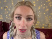 POV Face Fetish JOI Cute Shiny Submissive Slut Begs For Facial Cum Countdown | Remi Reagan