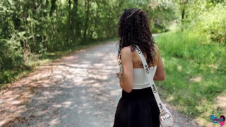 Effe Italian girl lost in the woods makes a nerd lose her virginity in exchange for help!