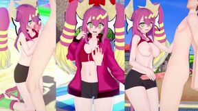 【エロゲーコイカツ！】遊戯王 Live☆Tw○nキスキル3DCG巨乳アニメ動画[Hentai Game Koikatsu!sunshine YuGiOh! Live☆Tw○n Ki-sikil]