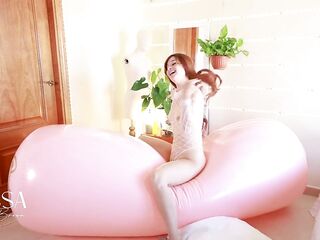 Inflatable Ride Roll Cylinder and a Lot of Excitement for Lissa