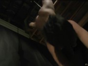Short hair teen gets candle wax on her tits and endures bdsm
