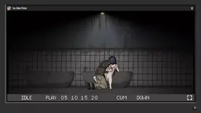 Ghost girl gets caught and fucked in all her holes