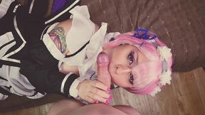 face fuck and ass stretching for ram