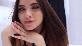 Horny latina girl fucks on my dick and gets cum on her face