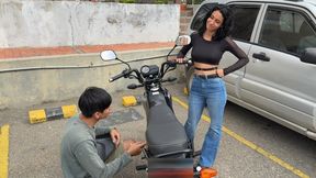 Linda Stranger Needs Motorcycle Fix &mdash;  I Service Her Tight Coochie