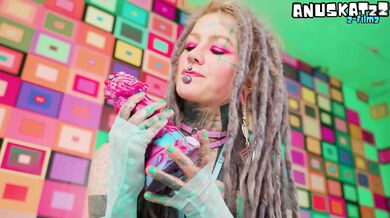 Tattooed Freakshow Anal Squirt – Rosebud Prolapse + Huge Toys