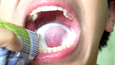 Milk in my throat
