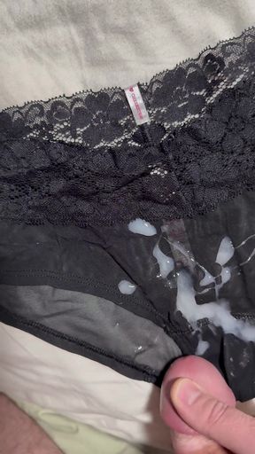 Cum on Wife's Panties 6