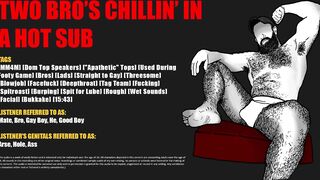 [Audio] 2 Step-brother's Chillin in a Super-steamy Slave