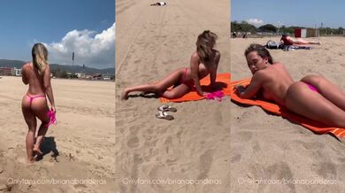 I turn on on the beach very horny