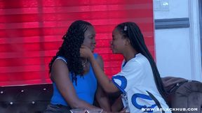 Black babe misses intimate kisses and wet pussy