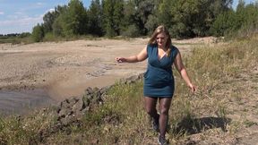 German Big-Ass Girl OUTDOOR BAREBACK SEX