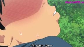 Hot MILF Tempts Boy For Wild Sex In The Forest [HENTAI]