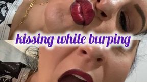 kissing while burping