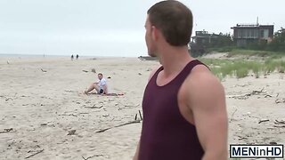 Hot twink Jack rides his new not stepfathers big hard cock
