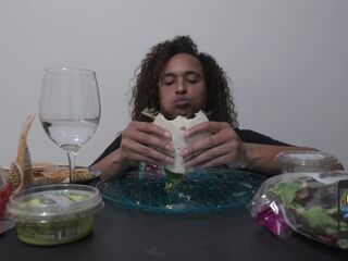 Genesis Gal MukBang two