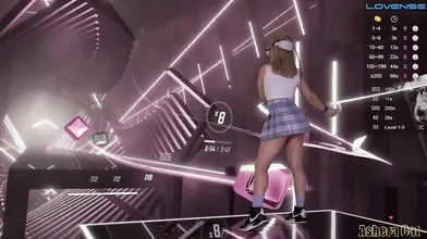 Beat Saber Expert level participate alongside vibrator Queencard - (G)ME-DLE