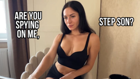 POV Step-Son Spying on me while Jerking Off