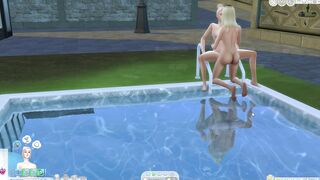 THE SIMS four LESBO - Stepmom ID LIKE TO NAILED WITH HER