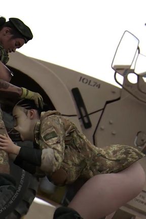 Soldier Sucking Trans Soldier&#039;s Dick in the Desert - Sassycomics