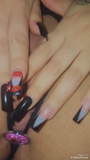 Pretty Asian girls pussy, squirter while fucking dildo