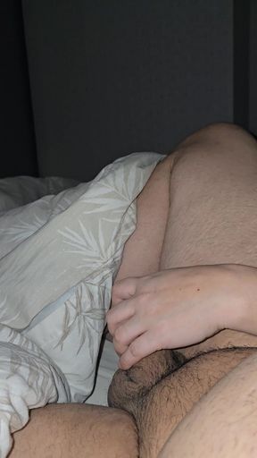 Long and sensual handjob on a rainy day by a perfect step mom