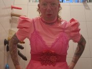 Pink sissy fuckdoll part 1