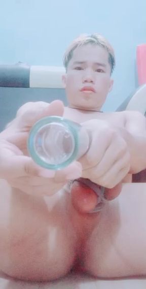 Boy with a big cock 22cm long