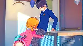 Obsessed Cute Hentai Girl Cant Resist Craving Cock in Steamy Scene