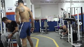 Sex in gym public