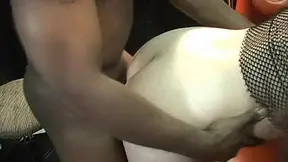 Little bust-y COUGAR enjoys a hardcore encounter with a dark-hued rod in an