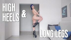 Quick casting: modeling in high heels boots