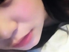 Great close up in japanese teen oral sex pov