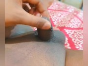 Tiny dick try to cum