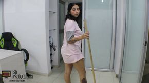 My Horny Stepsister Turns Me on While She Cleans the House 2