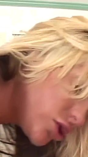 After practicing striptease Shay Sweet starts riding her boyfriends giant dick in her high heels   Clip 3