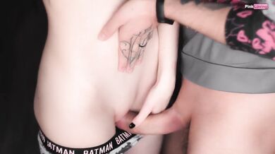 My stepsister rubbed her wet pussy on my cock and I just had to fuck her raw