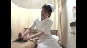 As the nurses attend to their patients, a shy Asian nurse gives Midori a