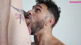 Twink meets hung daddy for hardcore anal after dating app hookup