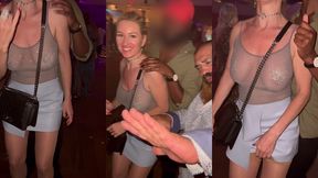 suite de la soiree au pacha a ibiza exhibant mes seins et mon minou en ...