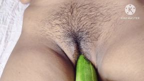 Indian Sexy Collage Girl Cucumber Masturbate and Fucking Hard with Professor in Dotted Condom