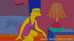Lois Griffin & Marge Simpson Lesbian Hentai Cartoon Action