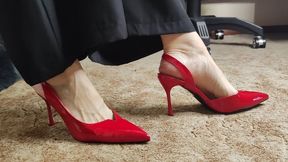 Classy in Red – Heels On, Heels Off