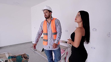 Real estate agent fucks her client in his new apartment - Fred Nunez