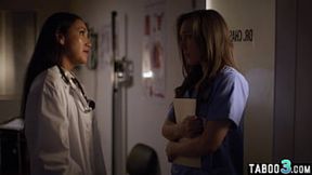 Oh, darling! 'Sultry Latina doc seduces novice nurse into steamy lesbian tryst'