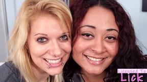 ”LICENSED TO LICK - Jada Silk Shows Lexi LaRue How To lick”