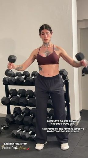 Come Play with Me at the Gym, Subscribe Now and See This and Other Full Videos.