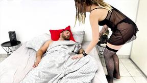 ”Eva swallows as soon as she wakes up!”