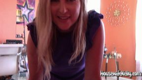 Hard sucking gets her a big facial