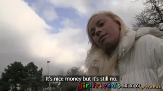 Straight Girl Flashes in Public and Surrenders to First Lesbian Encounter